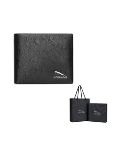Кожаный мужской кошелек для денег и карт, Black Jaguar