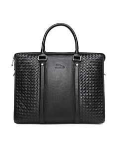 Кожаная мужская сумка черная, Black Jaguar