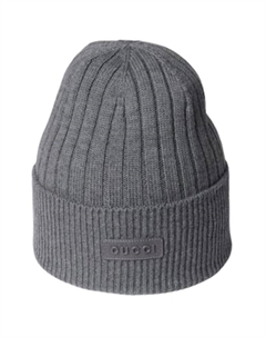 Вязаная шерстяная шапка Rib Knit, Gray Gucci