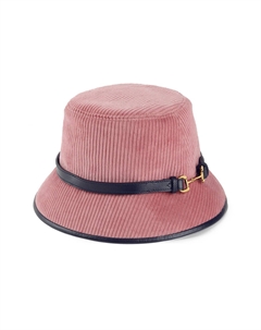 Кордовая шляпа-ведро с подковой, Pink Gucci