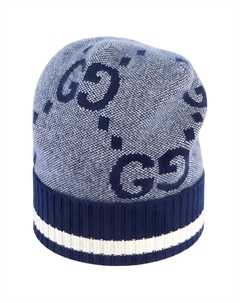 Вязаная шапка из кашемира, Marine Blue Gucci