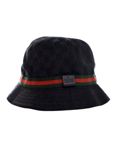 Хлопковая панама женская черная, Black Gucci