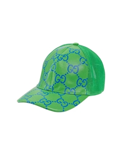 Хлопковая бейсболка женская зеленая, Green Gucci