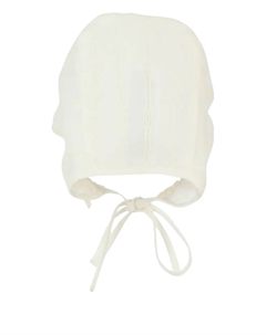 Шапка с кружевом, белый Paz rodriguez