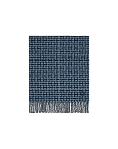HERMES Вязаный шарф мужской, Blue Hermès