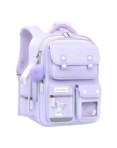 Детский рюкзак из полиэстера, Purple Kuromi Sanrio