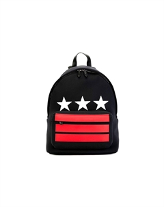 Нейлоновый рюкзак унисекс черный красный Givenchy