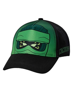 Бейсболка, черный/зеленый Lego