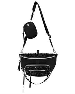 Сумка через плечо, черный Steve madden