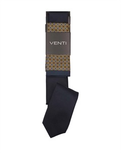 Галстук, темно-синий Venti