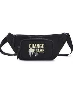 Кроссбоди поясная сумка унисекс черная, Pitch Black Fila fusion