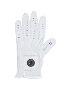 Белые унисекс перчатки из овчины, White Fila