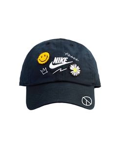 Хлопковая бейсболка унисекс черная, Black Nike