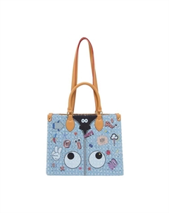 Сумка через плечо, синий деним Mymo