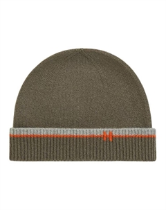 HERMES Кашемировая мужская шапка бежевая, Tan Hermès