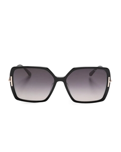 Солнцезащитные очки с эффектом градиента, черный Tom ford eyewear