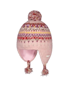 Детская шапка-ушанка Carinas, розовый Barts