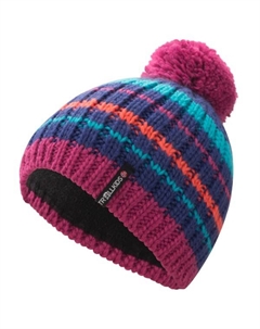 Детская шапочка-помпон Hafjell, мультиколор Trollkids