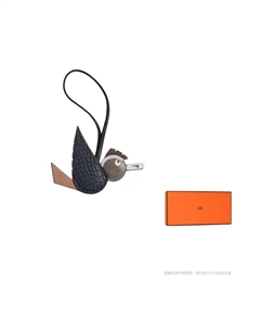 HERMES Унисекс-подвеска из сплава черного цвета, Black Hermès