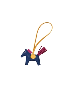 HERMES Унисекс подвеска Rodeo в тёмно-синем, солнечно-жёлтом и розово-красном цветах, Yellow Rose Red Hermès