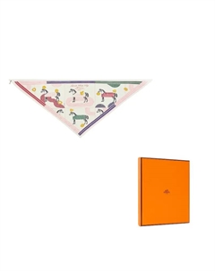 HERMES Шёлковый платок, Multicolor Hermès
