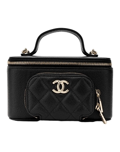 Косметичка из личи зернистой телячьей кожи Chanel