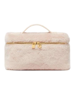 Экстракарманная наплечная сумка через плечо из шерингтона Кремовый мёд Loro piana