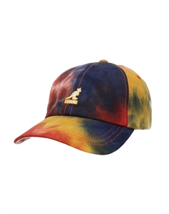 Бейсболка унисекс желто-оранжево-голубая Kangol