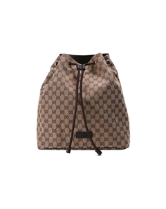 ГУЧЧИ Коричневый Рюкзак-ведро Монограмма со Шнурком Gucci