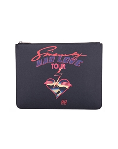 Женщи Кошелек для монет из телячьей кожи черный Givenchy