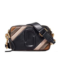 Сумка через плечо из коровьей кожи для фотоаппарата женская черная Marc jacobs