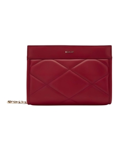 Красная овчинная клатч на запястье среднего размера Bally