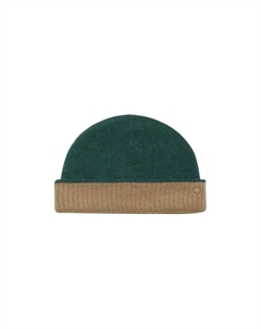 HERMES Кашемировая мужская шапка бини зеленая бежевая, Green/Beige Hermès