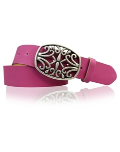 Ремень, розовый Fronhofer