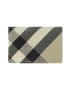 Бумажник из смесового хлопка и полиэстера женский мохово-зеленый Burberry