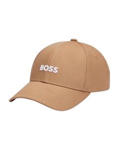 Хлопковая кепка с вышитым логотипом Boss Hugo boss