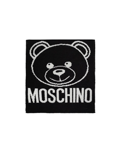 Вязаный шарф женский черный Moschino