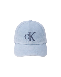 Бейсболка из полиэстера унисекс синяя Calvin klein