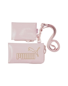 Искусственная кожа Одноплечевой клатч, Кошелек для монет, Повседневная сумка через плечо Женская Розовый цвет сакуры Puma