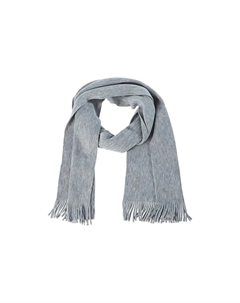 Шарф вязаный унисекс светло-серый Hugo boss