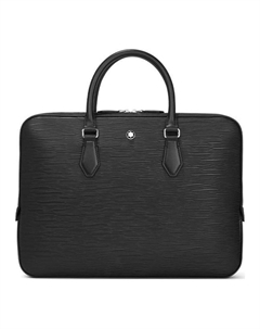 Meisterstuck Кожаная Сумка Портфель Мужская Черная Montblanc