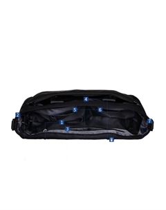 Нейлоновый портфель-рюкзак Tubas Мужской черный, Черный, Маленький Bjiax