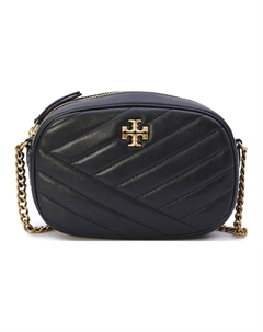 Сумка Kira Nappa Leather через плечо для фотоаппарата женская черная Tory burch