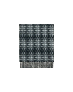 Шерстяной шарф унисекс серый HERMES Hermès