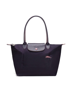 Сумка-шопер из нейлона, Сумка для пельменей, Сумка-тоут, Сумка через плечо Трампетс женская ягодно-фиолетовая Longchamp