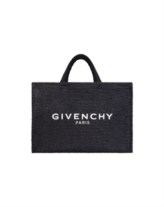 Сумка-шоппер Raffia через плечо женская черная Givenchy