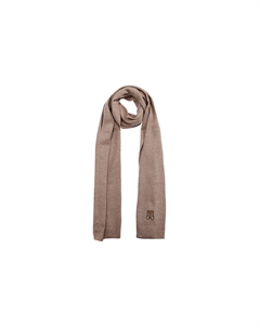 Вязаный шарф унисекс коричневый Moschino