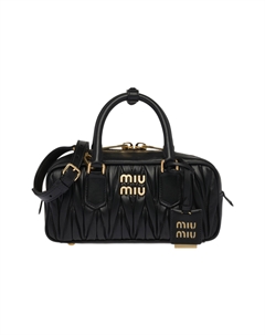 Матлассе Мягкая Овечья Кожа Сумка Через Плечо, Кроссбоди, Женская Сумка Черный Miu miu