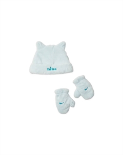 Детская шапка из флиса синяя Nike