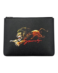 Кожаная клатч мужская черная Givenchy